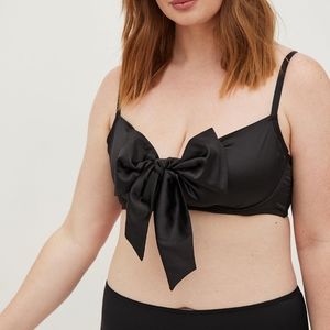 🎀NWT 〰️Torrid〰️ satin bow underwire bra 0X